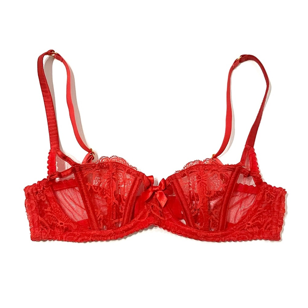 Agent Provocateur Rozlyn Red Balconette Bra 32B